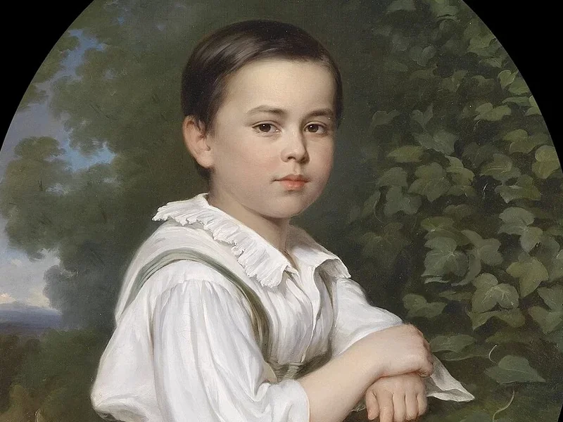 1826-Ernst Lafite - Ritratto di un ragazzo